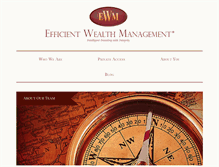 Tablet Screenshot of efficientwealthmanagement.com